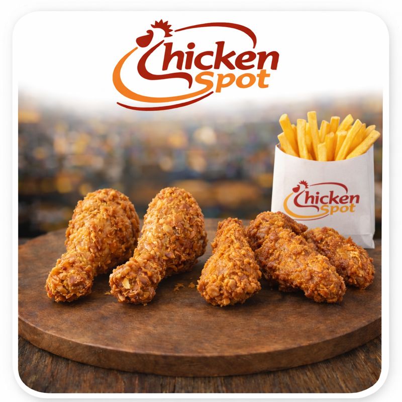 Mixte 6 Pièces (2 Pilons 4 Wings)