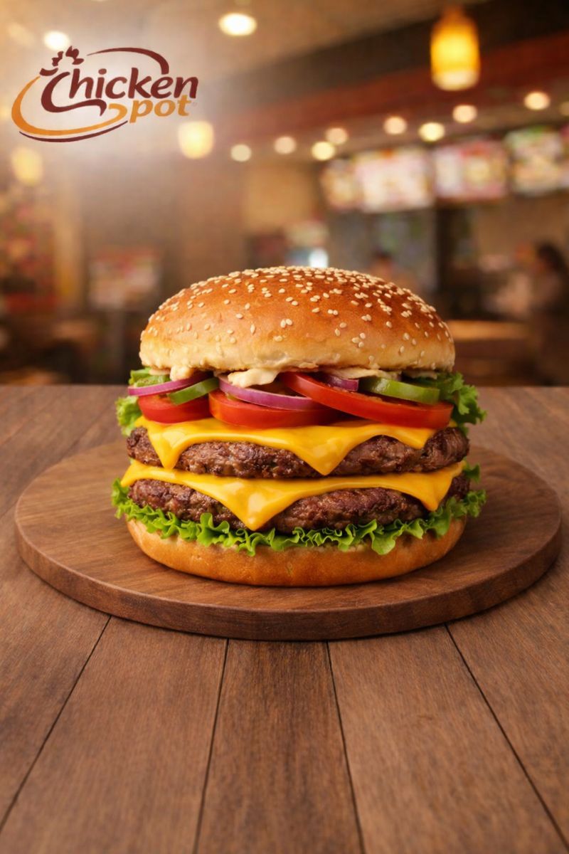 Burger Double cheese 